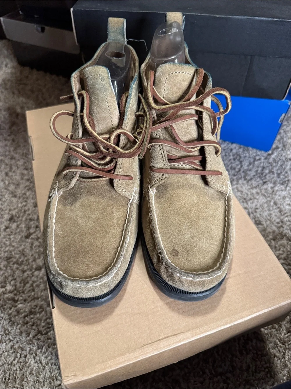 American Eagle Outfitters Black and Blue Men’s Chukka Boots